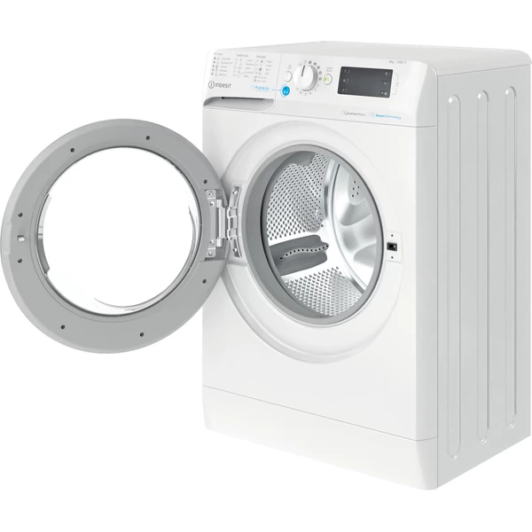 Indesit BWSE 81295X WSV EE fehér, elöltöltős, keskeny, max.1200ford., 8 kg, mosógép