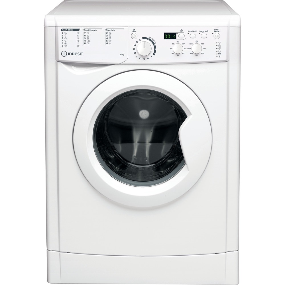 Indesit EWUD 41251 W EU N fehér, elöltöltős, keskeny, max.1200ford., 4 kg, mosógép