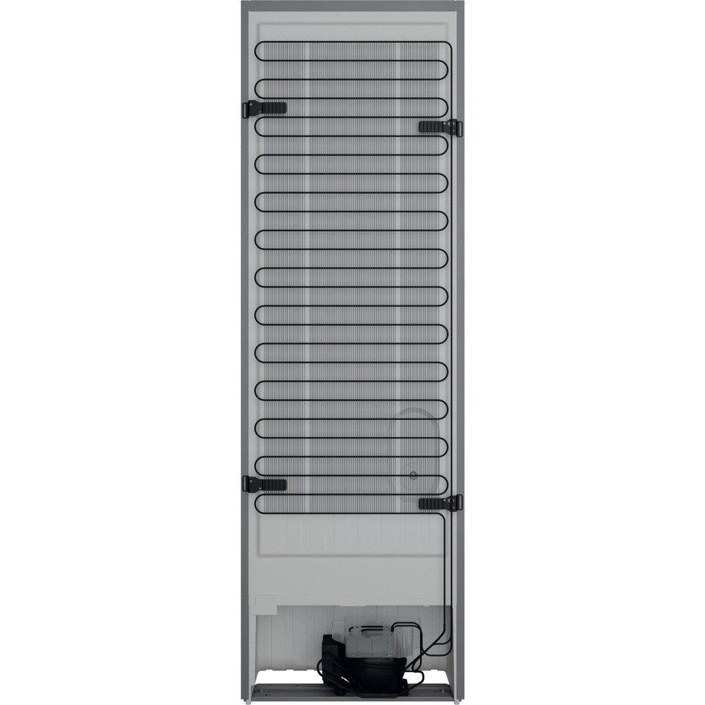 Indesit INFC8 TI21X inox, alulfagyasztós, Hűtő:231L, Fagyasztó:104L, Total No frost hűtőszekrény