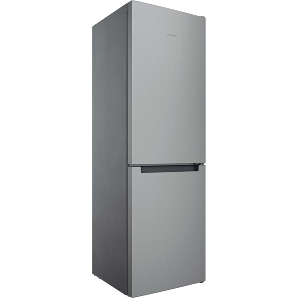 Indesit INFC8 TI21X inox, alulfagyasztós, Hűtő:231L, Fagyasztó:104L, Total No frost hűtőszekrény (Használt - A)