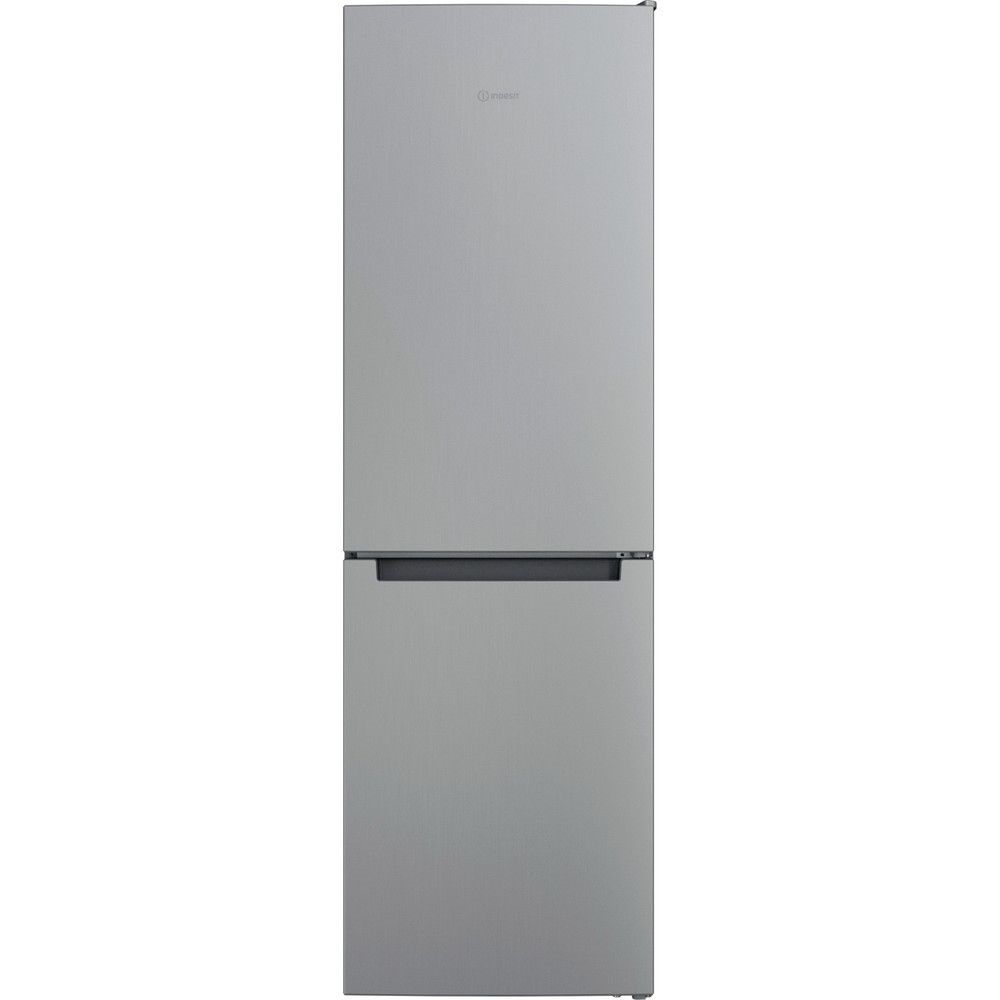 Indesit INFC8 TI21X inox, alulfagyasztós, Hűtő:231L, Fagyasztó:104L, Total No frost hűtőszekrény (Használt - B)