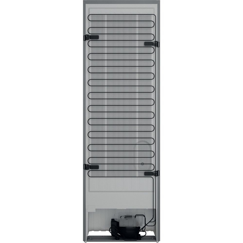 Indesit INFC8 TI21X inox, alulfagyasztós, Hűtő:231L, Fagyasztó:104L, Total No frost hűtőszekrény (Használt - B)