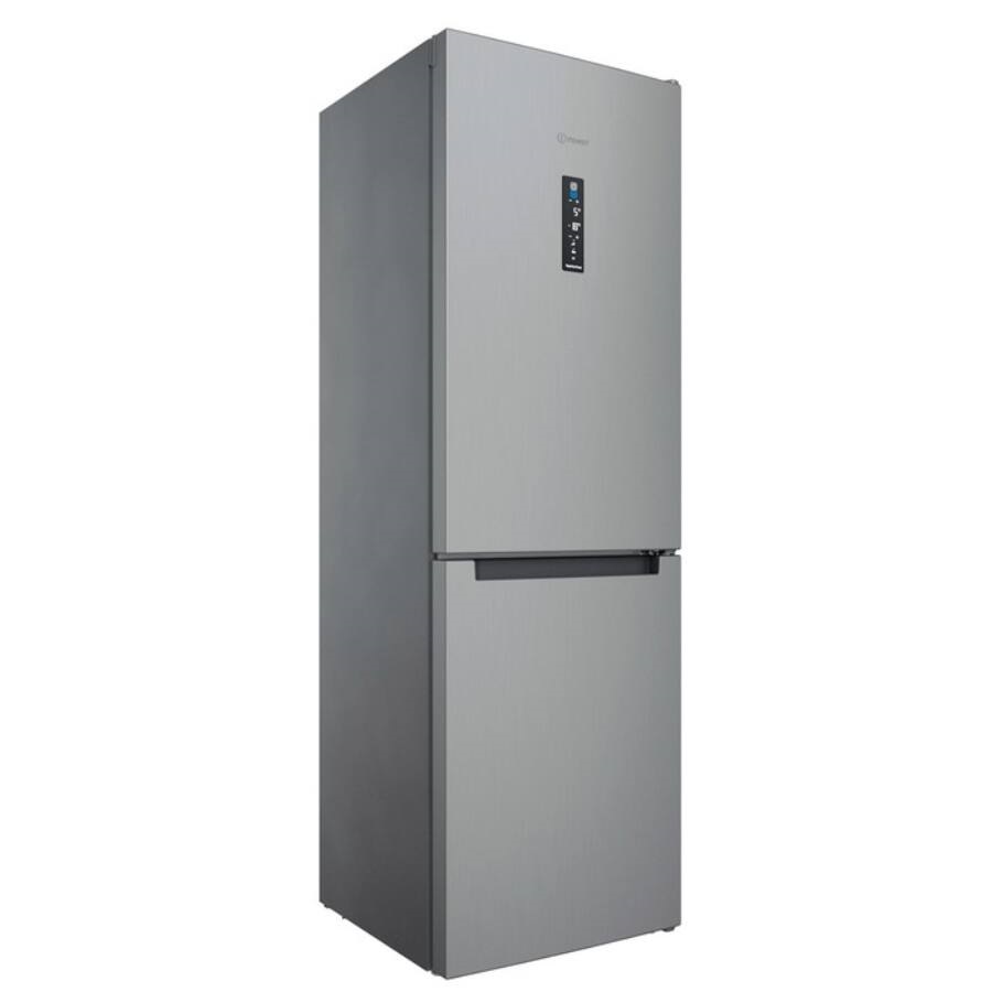 Indesit INFC8 TT33X inox, alulfagyasztós, Hűtő:231L, Fagyasztó:104L, Total No frost hűtőszekrény