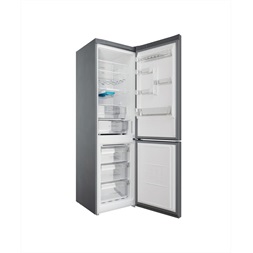 Indesit INFC9 TO32X inox alulfagyasztós hűtőszekrény (Használt - B)