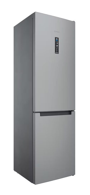 Indesit INFC9 TT33X inox, alulfagyasztós, Hűtő:264L, Fagyasztó:104L, No frost hűtőszekrény