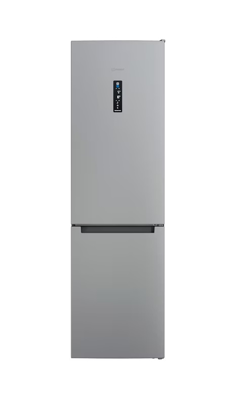 Indesit INFC9 TT33X inox, alulfagyasztós, Hűtő:264L, Fagyasztó:104L, No frost hűtőszekrény