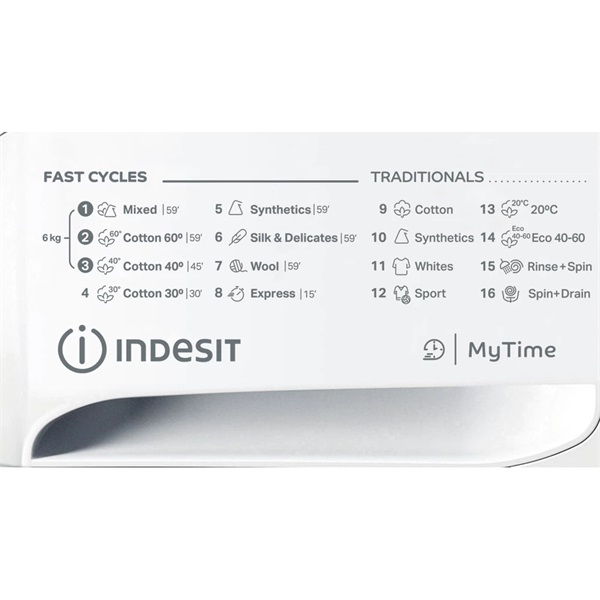 Indesit MTWSA 61252 W EE keskeny elöltöltős mosógép