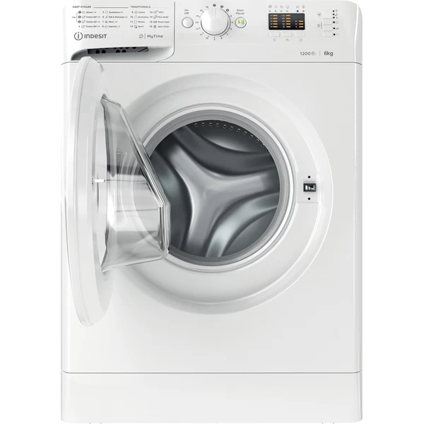 Indesit MTWSA 61252 W EE fehér, elöltöltős, keskeny, max.1200ford., 6 kg, mosógép