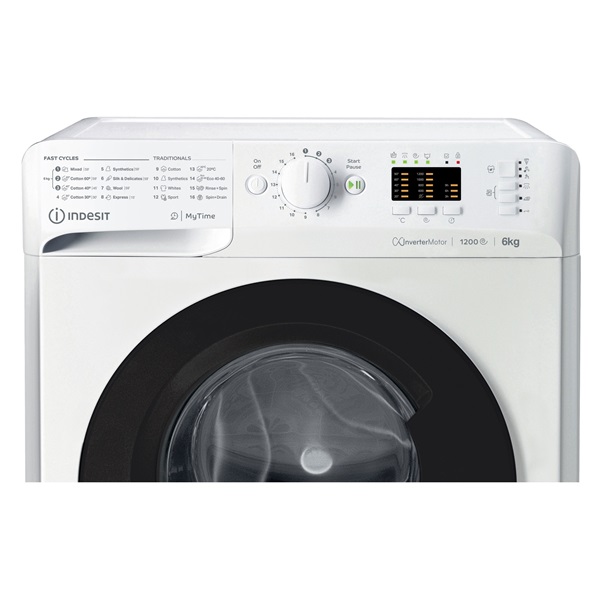 Indesit MTWSA 61294 WK EE keskeny 6 kg elöltöltős mosógép