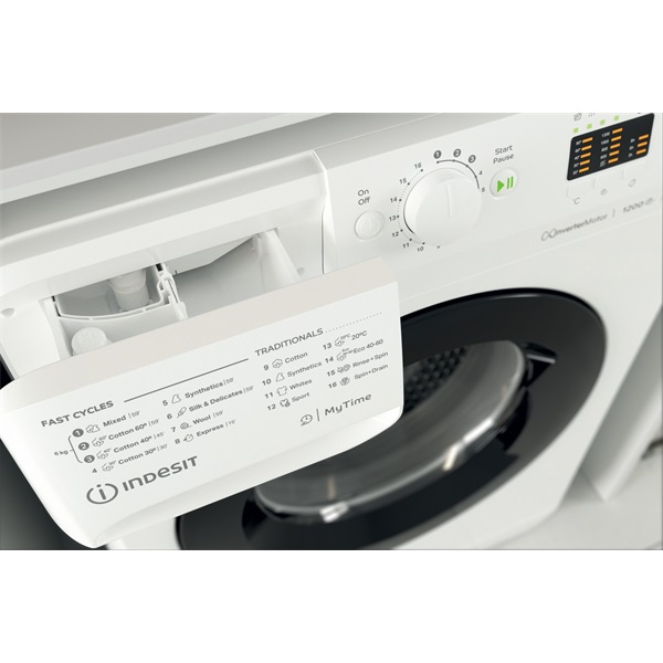 Indesit MTWSA 61294 WK EE keskeny 6 kg elöltöltős mosógép