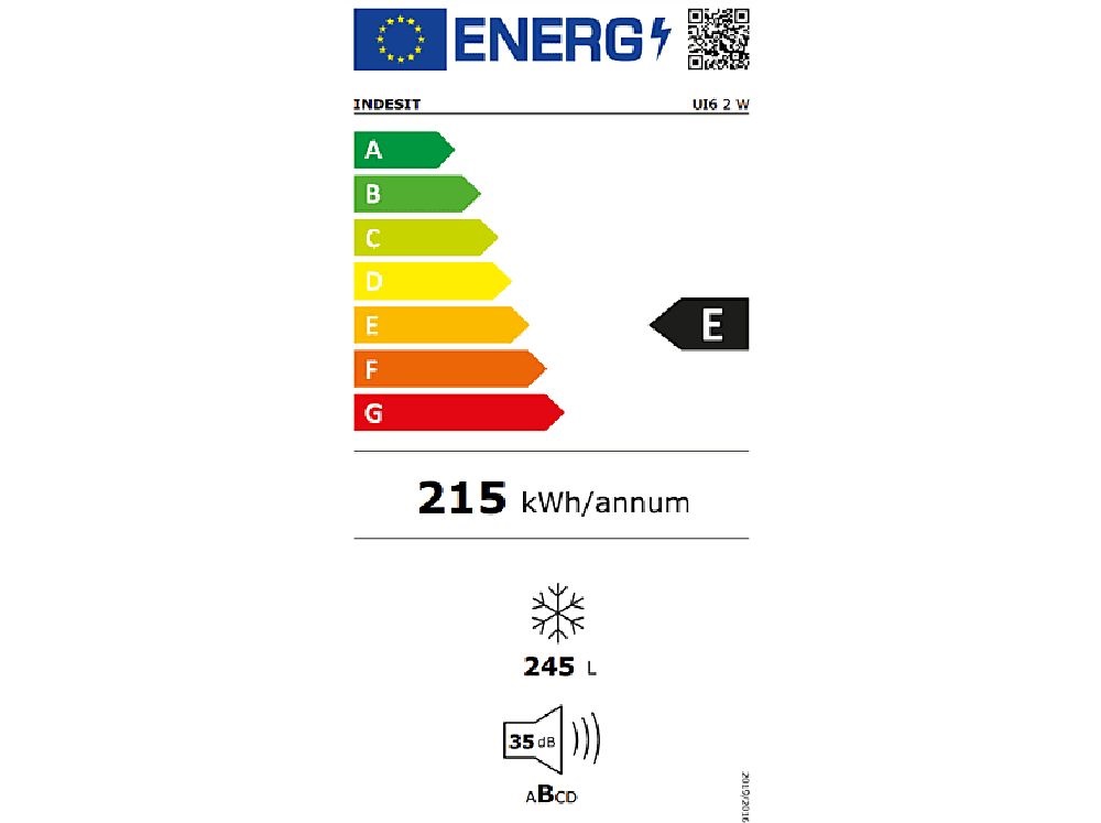 Indesit UI6 2 W fehér, egyajtós, Fagyasztó:245L, fagyasztószekrény
