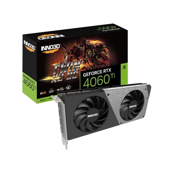 Inno3D GeForce RTX 4060 Ti Twin X2 OC 8GB GDDR6 128-bit grafikus kártya