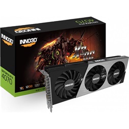 Inno3D GeForce RTX 4070 X3 OC nVidia 12GB GDDR6X 192bit PCIe videókártya