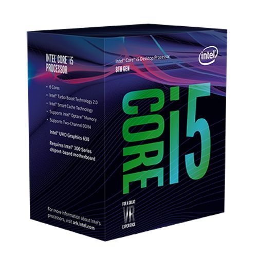 Intel Core i5 3,00GHz LGA1151 9MB (i5-9500) box processzor