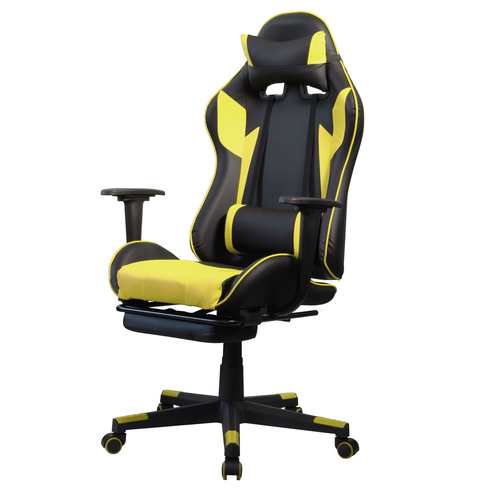 Iris GCH204BC_FT fekete / citromsárga gamer szék (Újszerű)