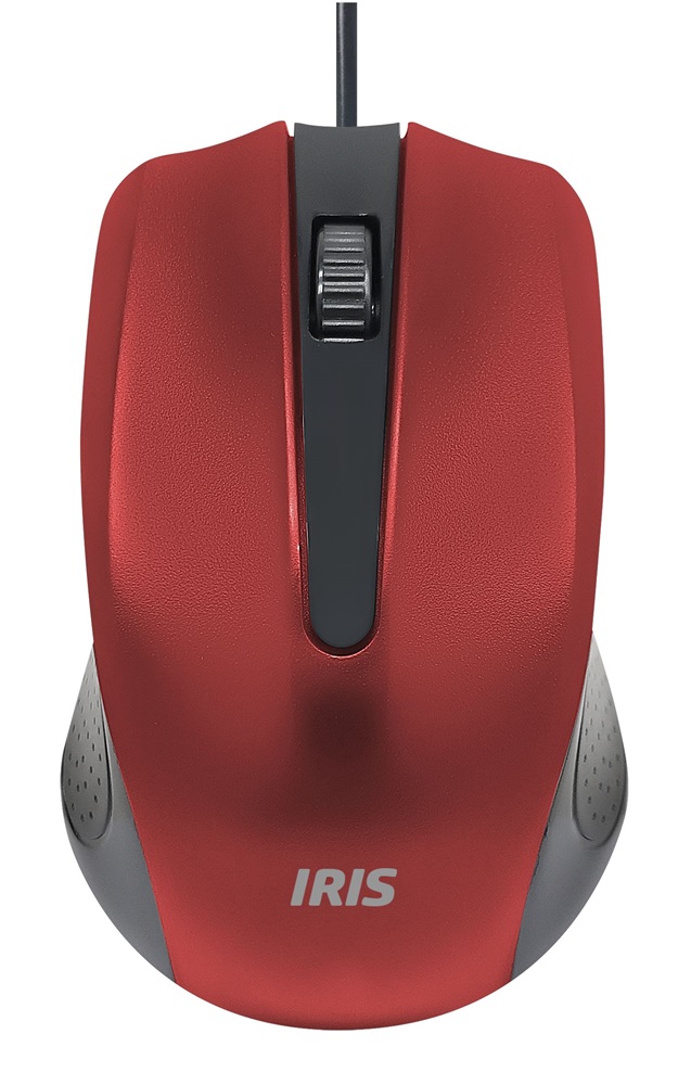 Iris IOM861-R Vezetékes Egér piros