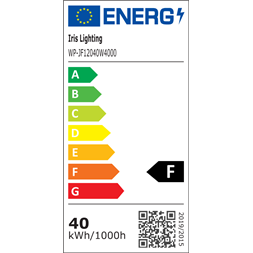 Iris Lighting JF120 integrált LED-es por-és páramentes lámpatest IP65 vibrálás mentes 40W 4000 lm 4000K