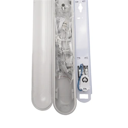 Iris Lighting JF258 T8 LED fénycsőre előkészített por- és páramentes lámpatest IP65 150cm fém békazárral (Újszerű)