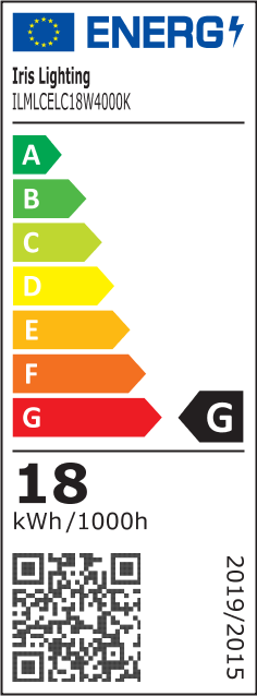 Iris Lighting ML-CELC 18W/4000K/1170lm fehér LED mennyezeti lámpa