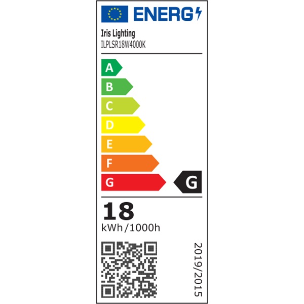 Iris Lighting PLSR-18W 18W/1440lm/4000K álmennyezeti kör alakú LED panel