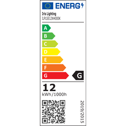Iris Lighting PLSS-12W 12W/820lm/4000K álmennyezeti négyzet alakú led panel
