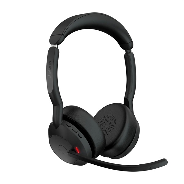 JABRA Evolve2 55 MS Stereo Bluetooth headset + töltőállomás