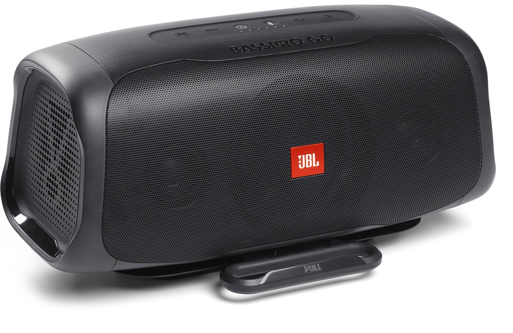 JBL BassPro Go autós aktív mélysugárzó és Bluetooth hangszóró