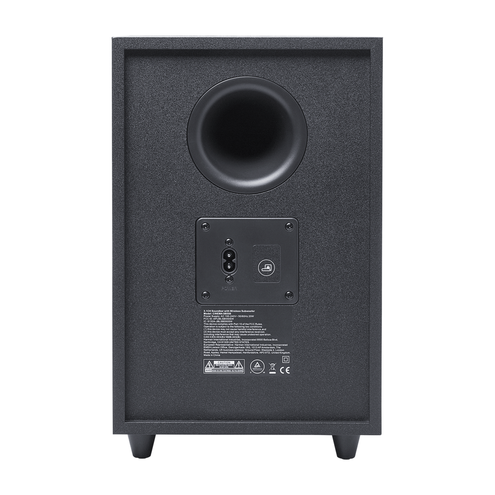 JBL Cinema SB560 3.1 csatornás fekete hangprojektor