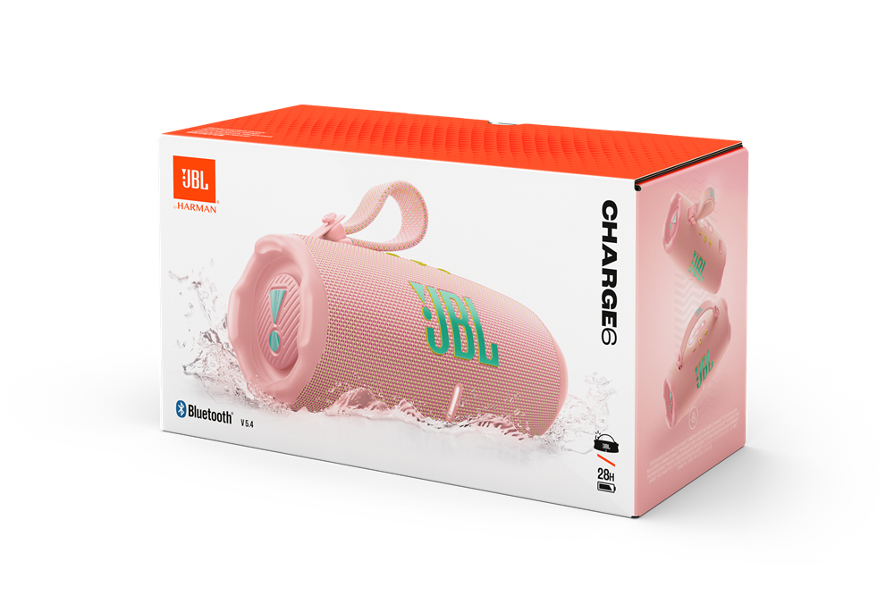 JBL Charge 6 pink Bluetooth hangszóró