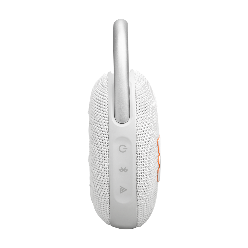 JBL Clip 5 WHT fehér hordozható Bluetooth hangszóró