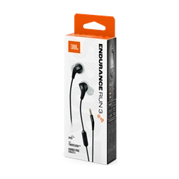 JBL Endurance Run 3 vezetékes mikrofonos fekete-szürke sport fülhallgató