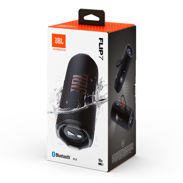 JBL FLIP 7 fekete Bluetooth hangszóró