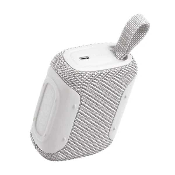 JBL GO 5 hordozható Bluetooth hangszóró, Fehér