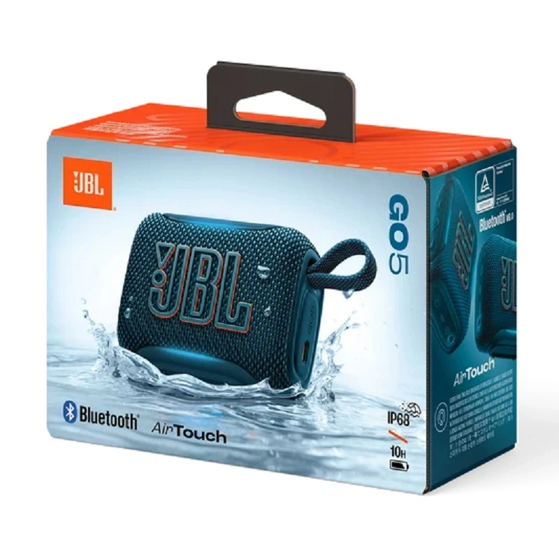 JBL GO 5 hordozható Bluetooth hangszóró, Kék