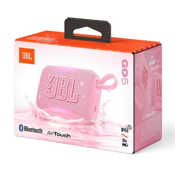 JBL GO 5 hordozható Bluetooth hangszóró, Rózsaszín