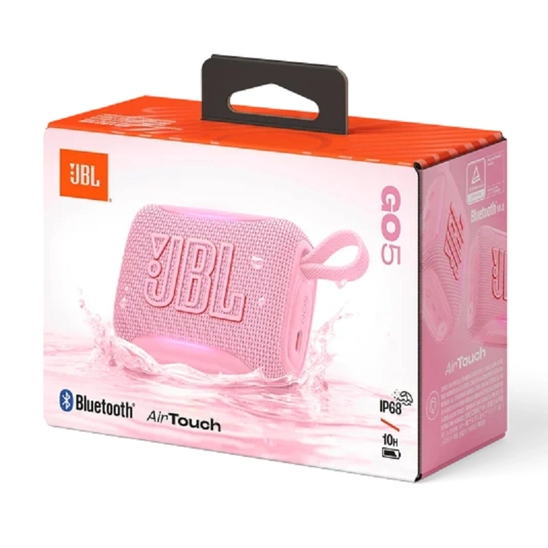 JBL GO 5 hordozható Bluetooth hangszóró, Rózsaszín