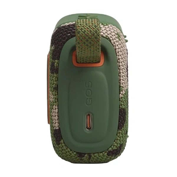 JBL GO 5 hordozható Bluetooth hangszóró, Squad (terepmintás)
