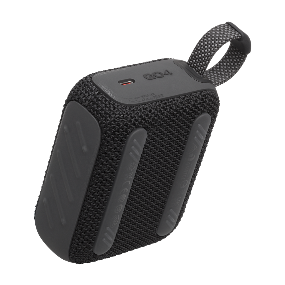 JBL Go 4 BLK fekete hordozható Bluetooth hangszóró