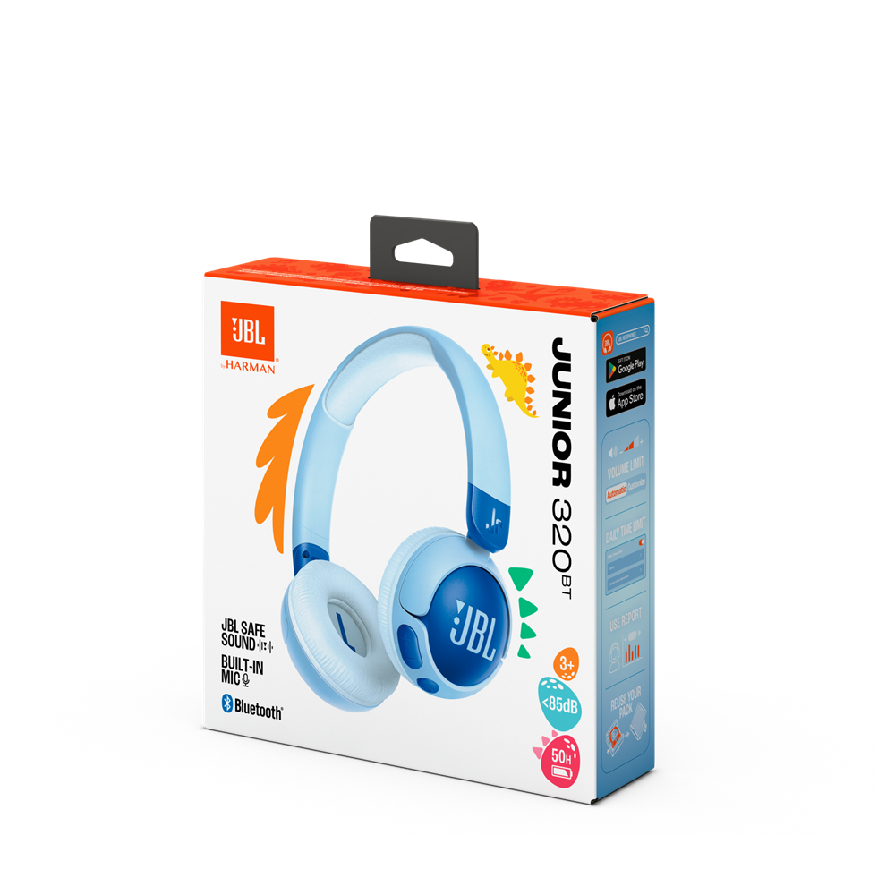 JBL JR 320 BT vezeték nélküli kék gyermek fejhallgató