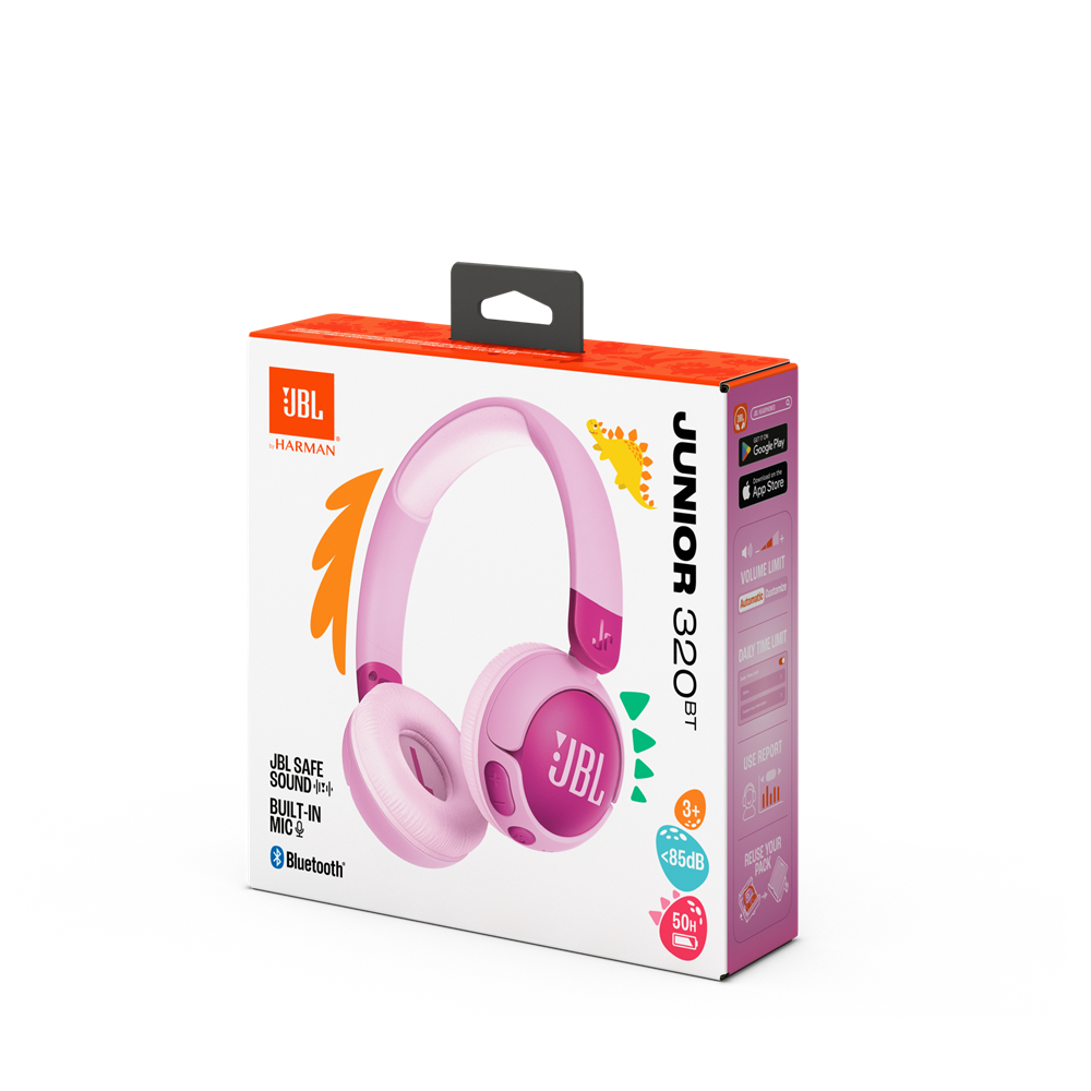 JBL JR 320 BT vezeték nélküli lila gyermek fejhallgató