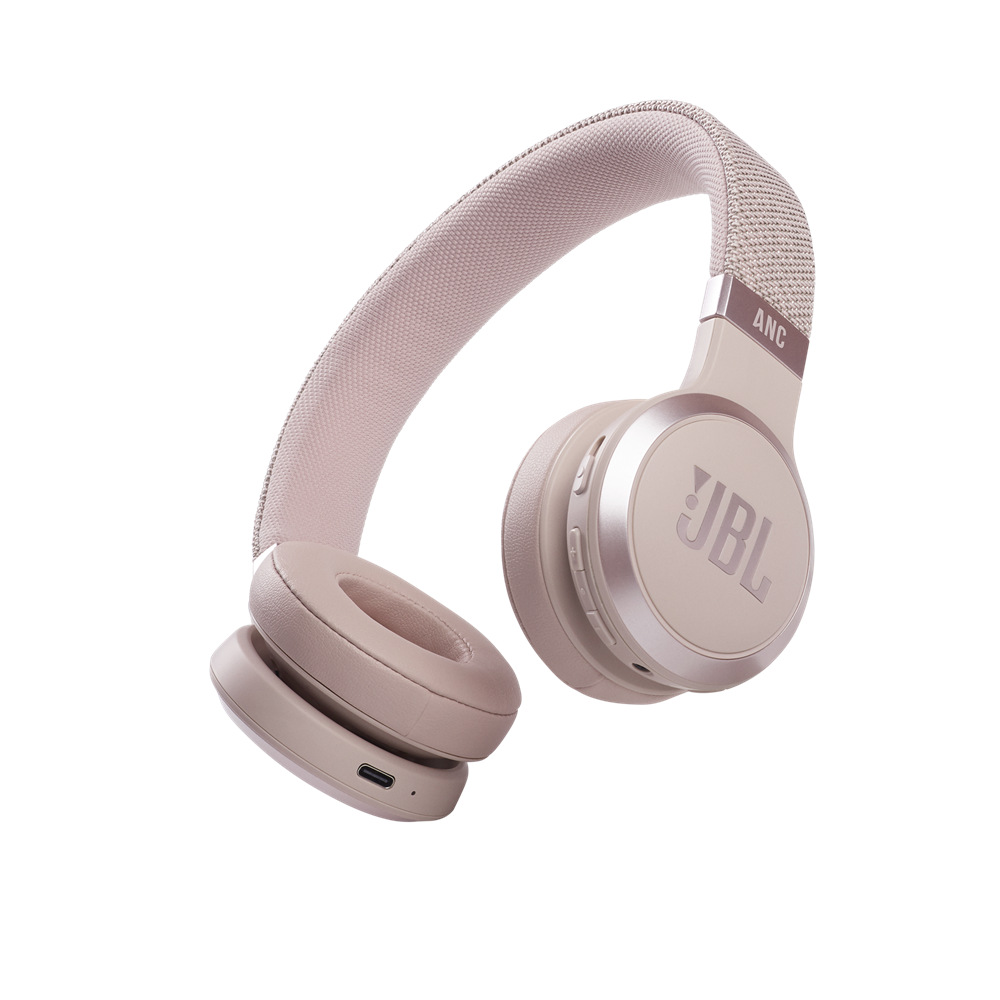 JBL LIVE 460 NC ROSE Bluetooth aktív zajszűrős rózsaszín fejhallgató