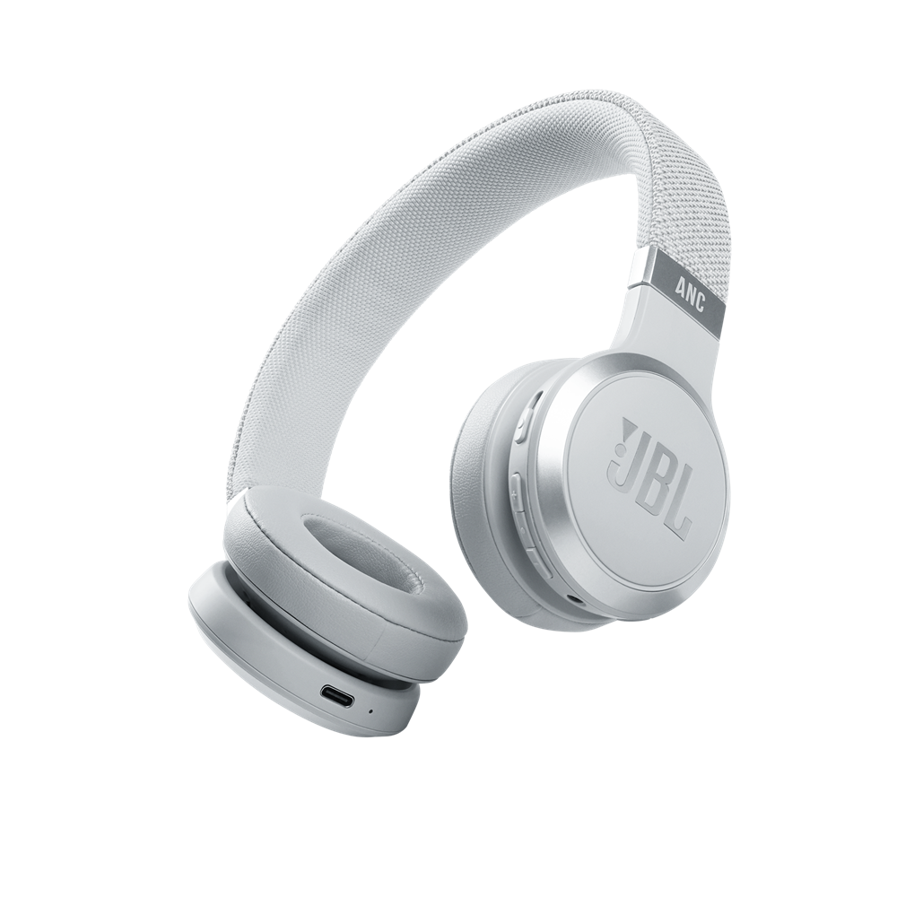 JBL LIVE 460 NC WHT Bluetooth aktív zajszűrős fehér fejhallgató