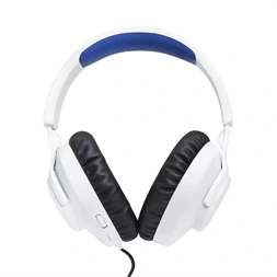 JBL Quantum 100 fehér-kék gamer headset