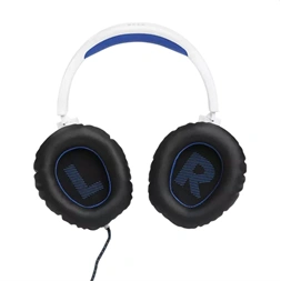 JBL Quantum 100 fehér-kék gamer headset