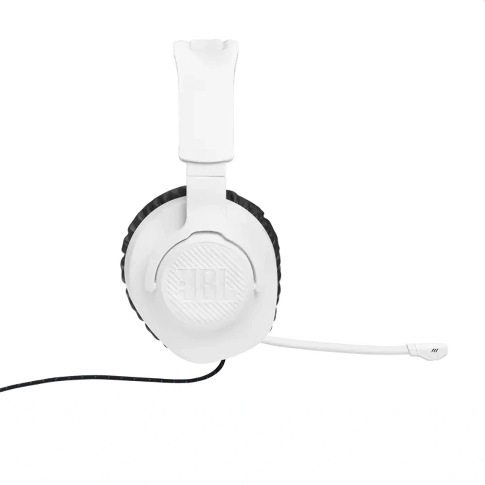 JBL Quantum 100 fehér-kék gamer headset