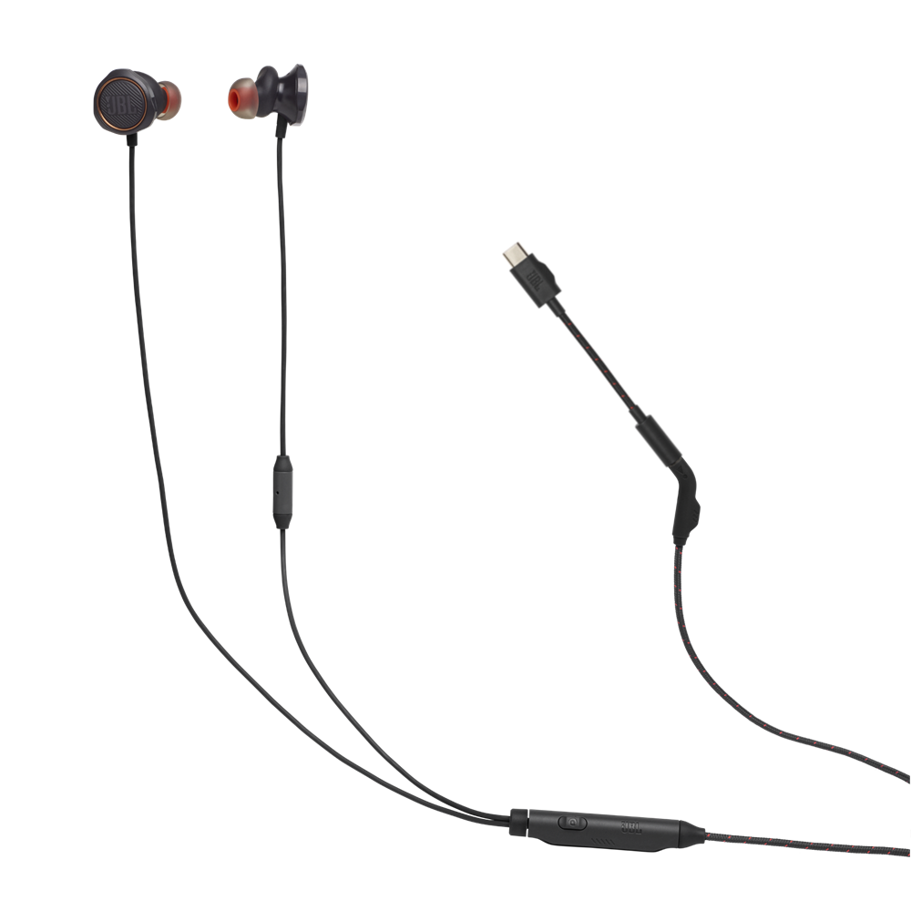 JBL Quantum 50 C vezetékes fekete gamer USB-C fülhallgató