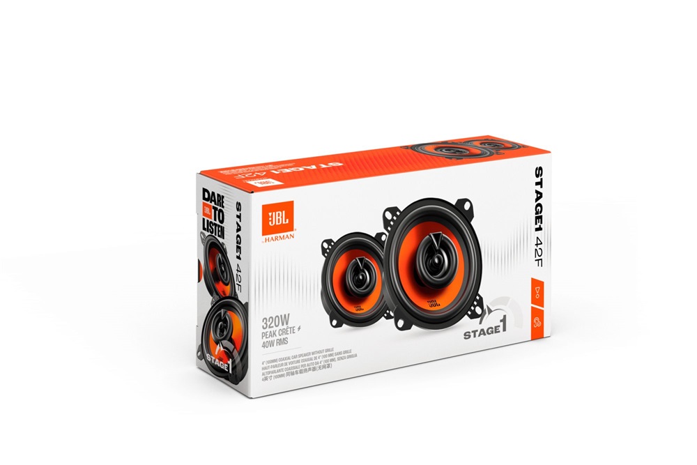 JBL STAGE142F 10 cm-es 2 utas autó hangszóró pár rács nélkül