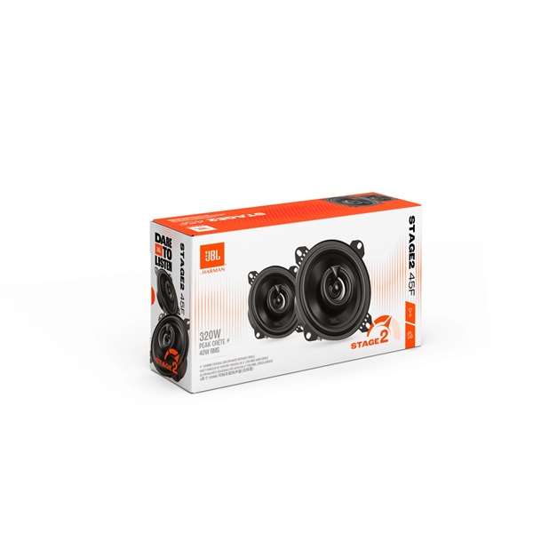 JBL STAGE2 45F 10 cm-es 2 utas autó hangszóró pár rács nélkül