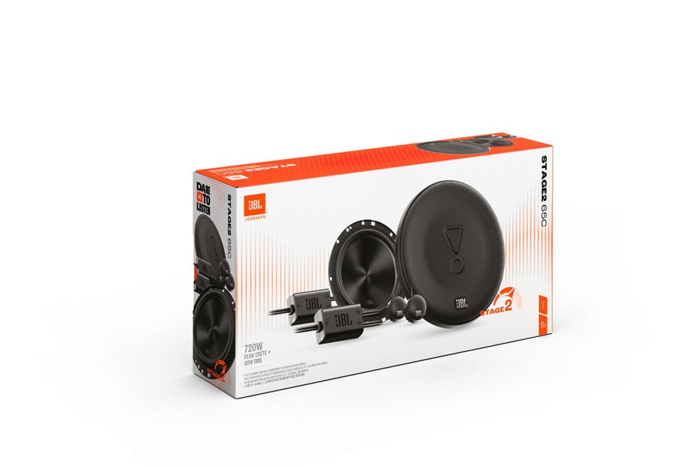 JBL STAGE2 65C 16,5 cm-es komponens hangszóró szett rács nélkül