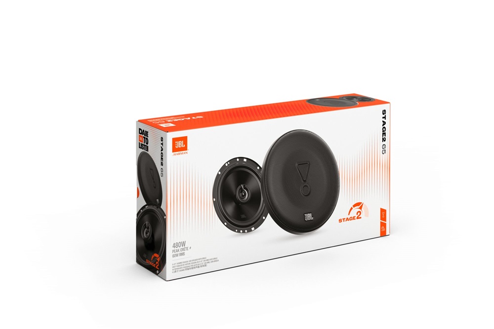 JBL STAGE2 65 16,5 cm-es 2 utas autó hangszóró pár rács nélkül